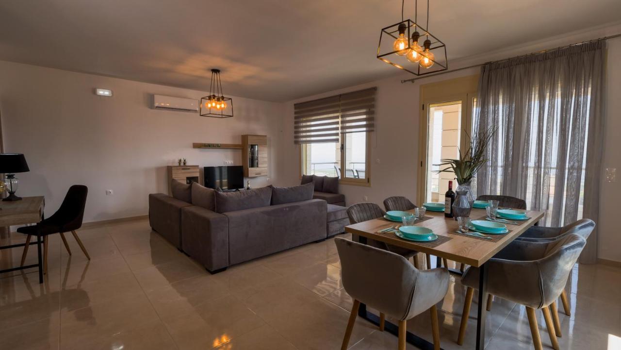 Апартаменти Azur Horizon Oceanview House Kokkini Hani Екстер'єр фото