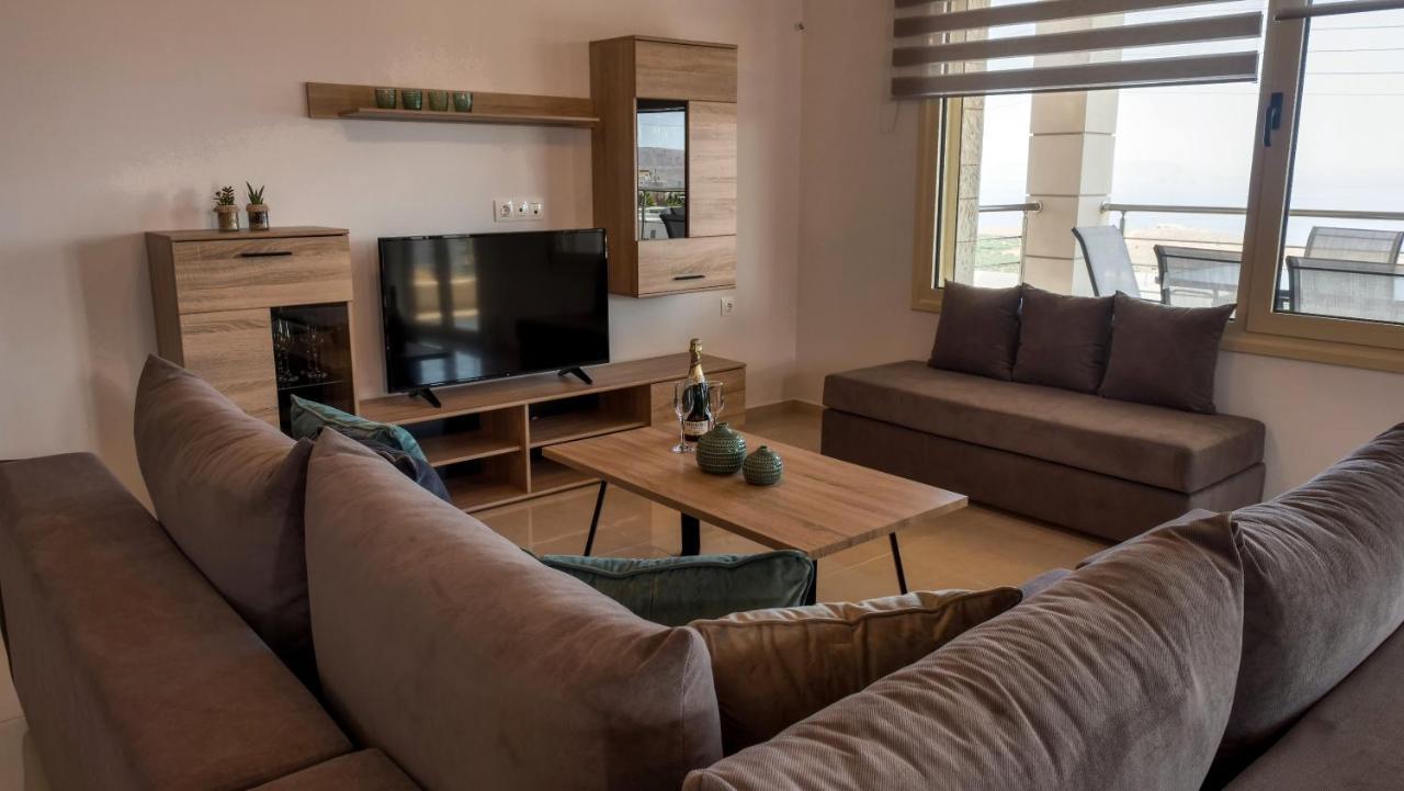 Апартаменти Azur Horizon Oceanview House Kokkini Hani Екстер'єр фото