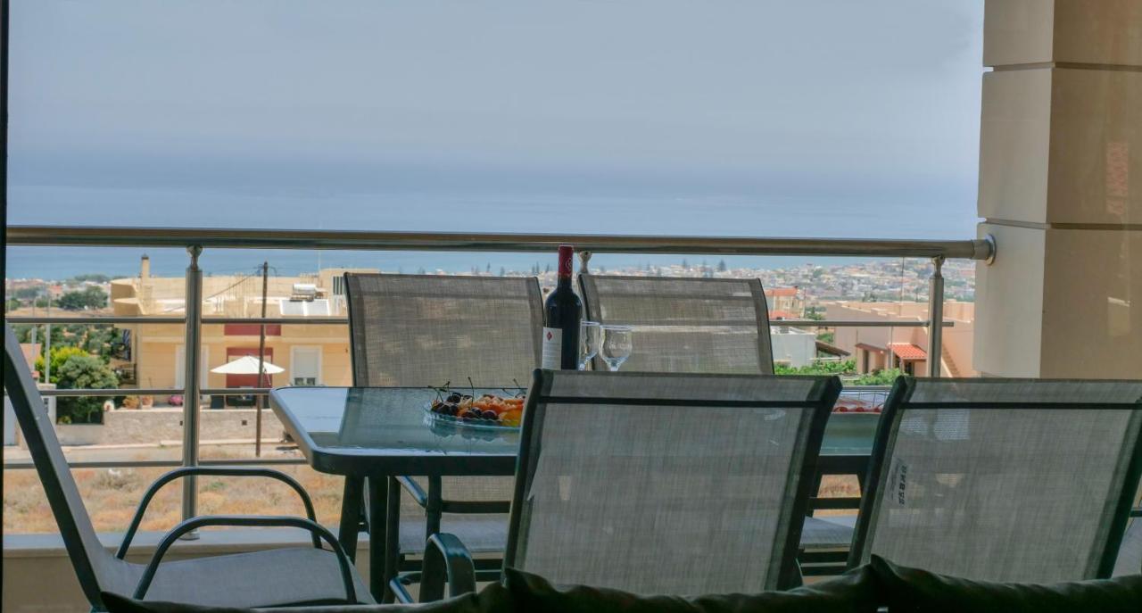 Апартаменти Azur Horizon Oceanview House Kokkini Hani Екстер'єр фото