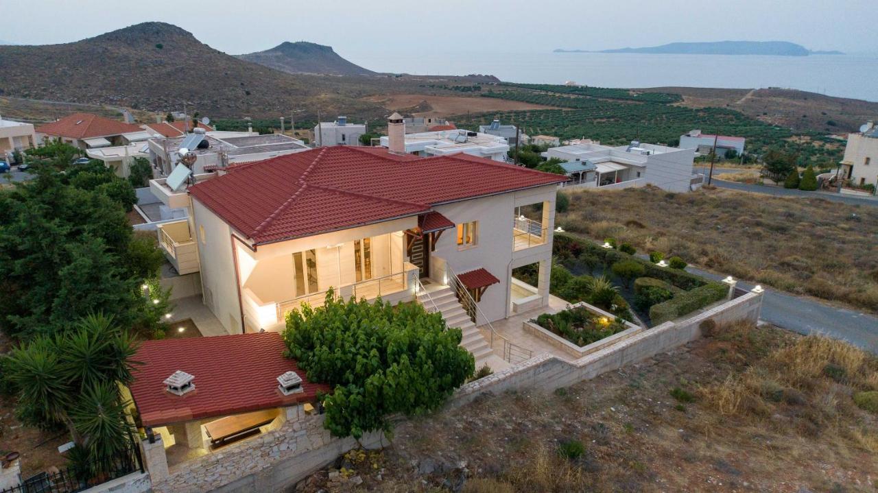 Апартаменти Azur Horizon Oceanview House Kokkini Hani Екстер'єр фото
