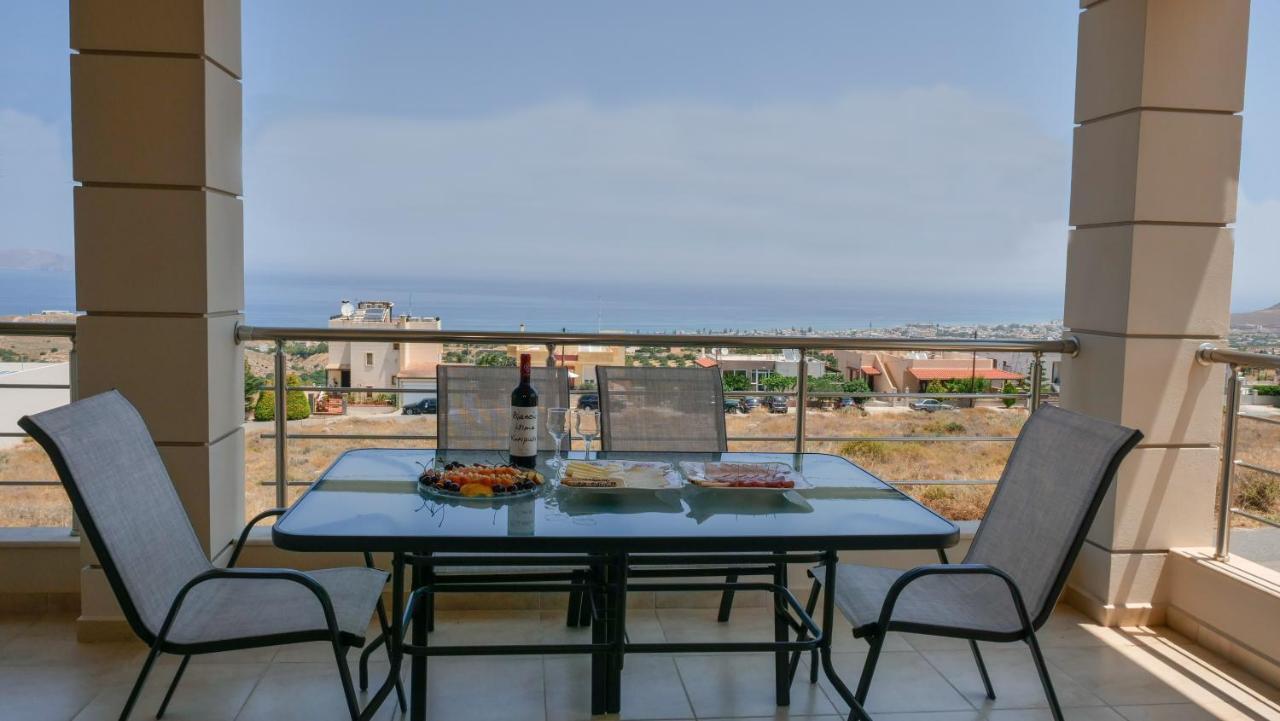 Апартаменти Azur Horizon Oceanview House Kokkini Hani Екстер'єр фото