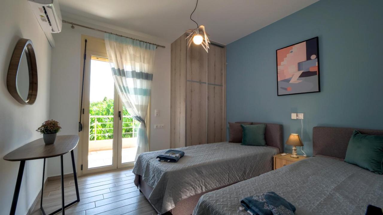 Апартаменти Azur Horizon Oceanview House Kokkini Hani Екстер'єр фото