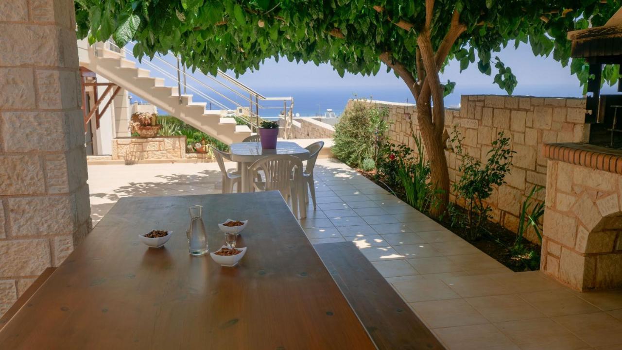 Апартаменти Azur Horizon Oceanview House Kokkini Hani Екстер'єр фото
